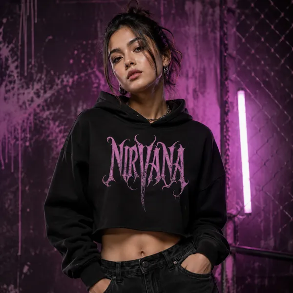Women_Standard_Black_Nirvana_Graphic_Print_Cropped_Hoodie