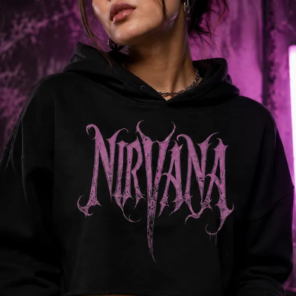Women_Standard_Black_Nirvana_Graphic_Print_Cropped_Hoodie
