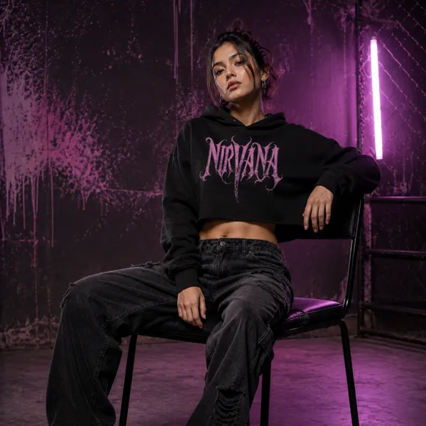 Women_Standard_Black_Nirvana_Graphic_Print_Cropped_Hoodie