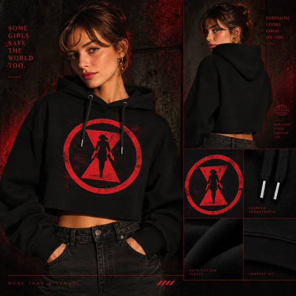 Women_Standard_Cropped_Black_Hoodie_Black_Widow_Graphic_Print