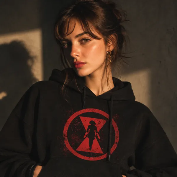 Women_Standard_Cropped_Black_Hoodie_Black_Widow_Graphic_Print