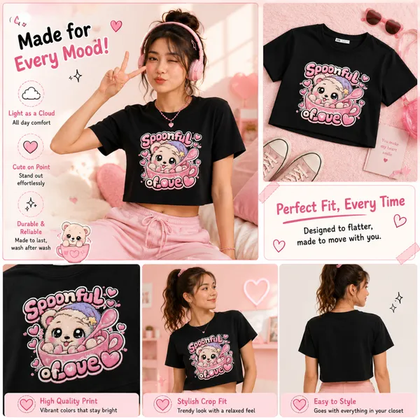 Black_Cotton_Lycra_"spoon_full_of_love"_Graphic_Crop_Top_For_Women