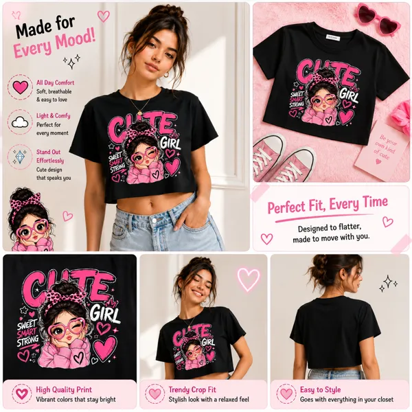 Black_Cotton_Lycra_Relaxed_cute_girl_Graphic_Crop_Top_For_Women