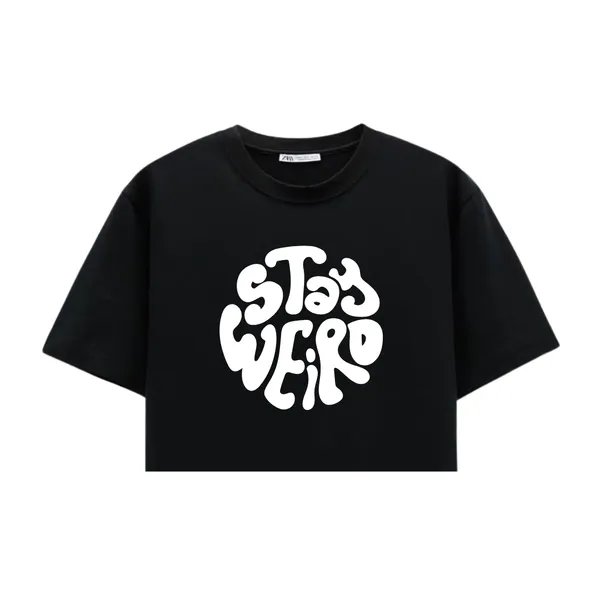 Aesthetic_Oversized_Crop_Tee_for_Girls_|_Stay_Weird_Statement_Top