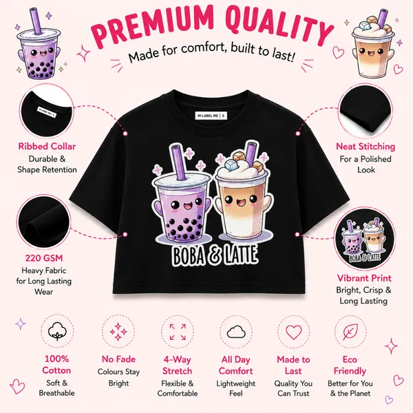 Black_Cotton_Lycra_Relaxed_Boba_Latte_Kawaii_Graphic_Crop_Top_For_Women