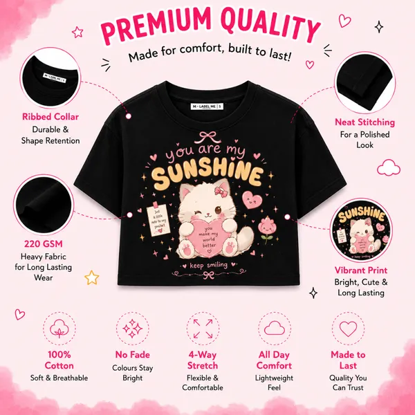 Cute_Cat_Graphic_Oversized_Crop_Top_for_Women_|_You_Are_My_Sunshine_Tee