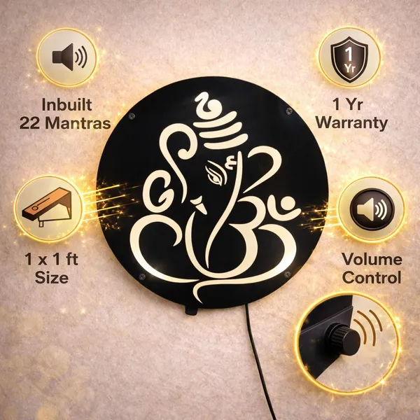Ganpati_22_Mantras_LED_Wall_Light_,_decorative_spiritual_wall_lamp_(12_inch_X_12_inch,_Black)