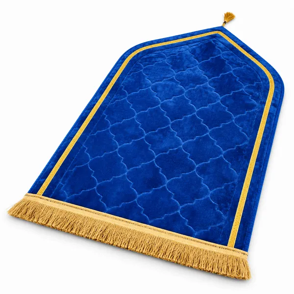 Blue_Velvet_Embossed_Islamic_Dome_Cut_Prayer_Mat