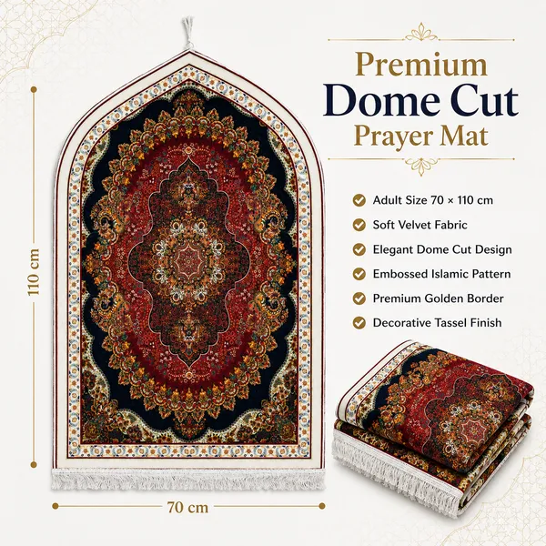 Dome_Cut_Printed_Velvet_Prayer_Mat
