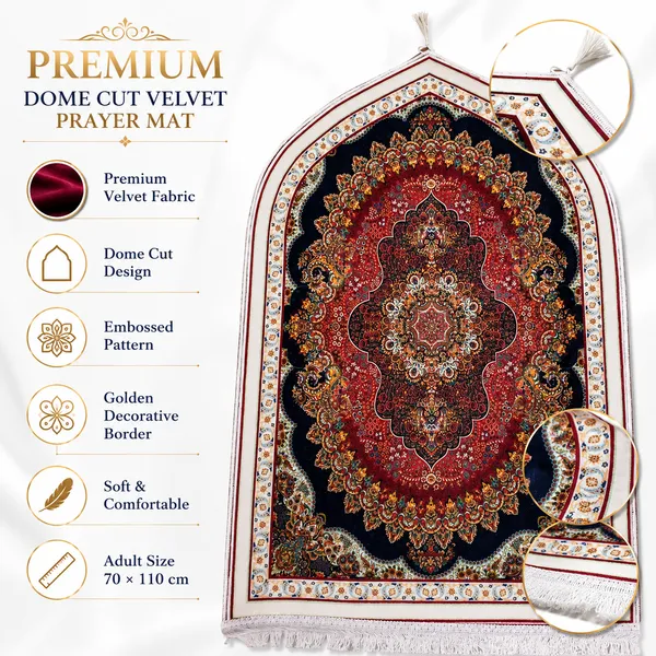 Dome_Cut_Printed_Velvet_Prayer_Mat