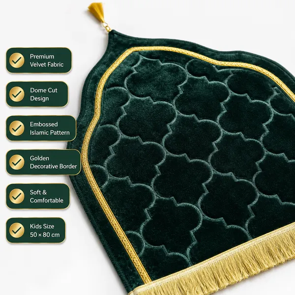 Emerald_Green_Velvet_Embossed_Islamic_Dome_Cut_Prayer_Mat
