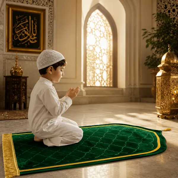 Emerald_Green_Velvet_Embossed_Islamic_Dome_Cut_Prayer_Mat