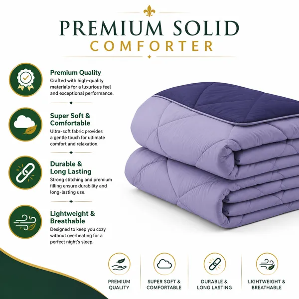 Lavender_And_Navy_Blue_Glace_Cloth_Dual-Tone_Diamond_Quilted_Comforter