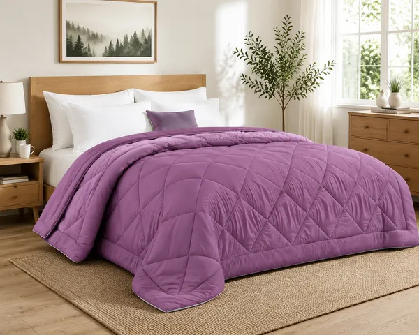 Purple_Glace_Cloth_Diamond_Quilted_Solid_Comforter