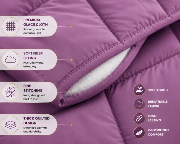Purple_Glace_Cloth_Diamond_Quilted_Solid_Comforter