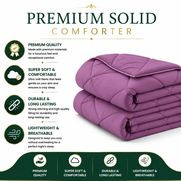 Purple_Glace_Cloth_Diamond_Quilted_Solid_Comforter