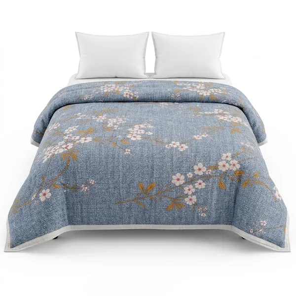 Dark_Navy_Microfiber_Ultrasonic_Floral_Heavy_Double_Bed_Comforter