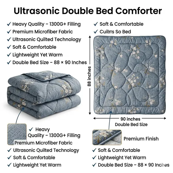 Dark_Navy_Microfiber_Ultrasonic_Floral_Heavy_Double_Bed_Comforter