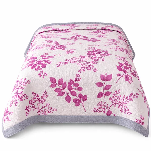 Light_Pink_Microfiber_Floral_Light_Ultrasonic_Single_Bed_Comforter