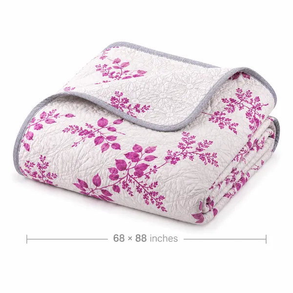 Light_Pink_Microfiber_Floral_Light_Ultrasonic_Single_Bed_Comforter