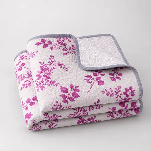 Light_Pink_Microfiber_Floral_Light_Ultrasonic_Single_Bed_Comforter