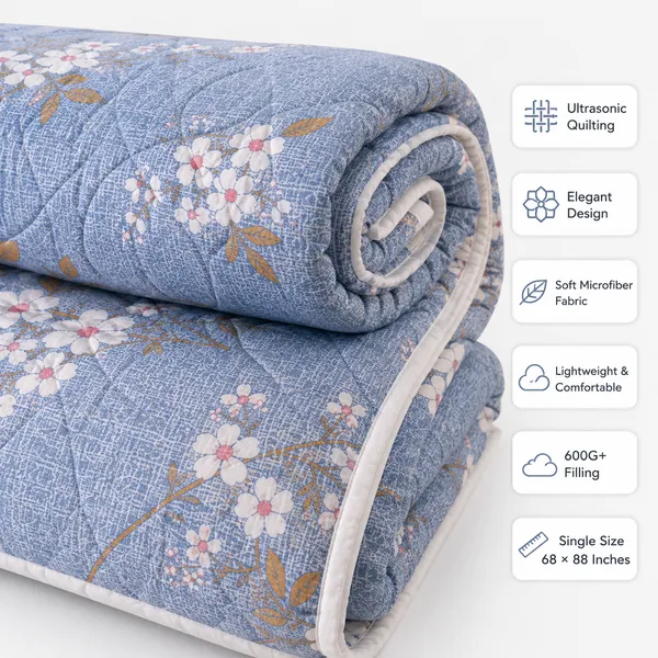 Dark_Navy_Blue_Microfiber_Floral_Dark_Ultrasonic_Single_Bed_Comforter
