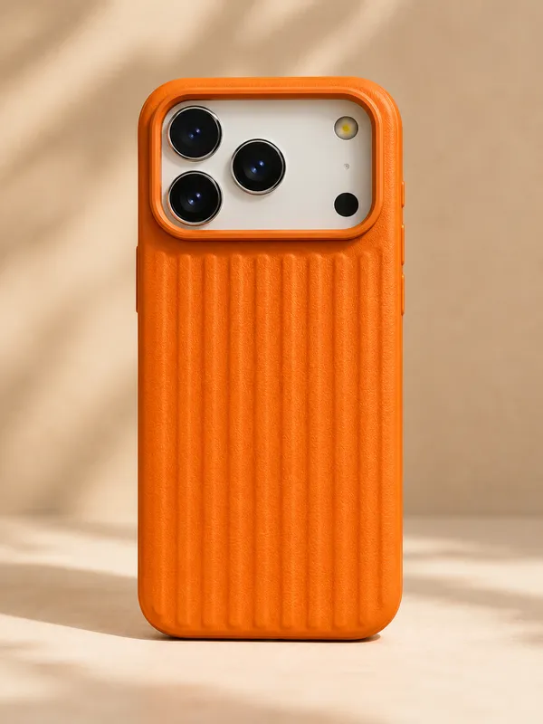 Orange_Carbon_Fiber_Textured_Tpu_Iphone_Case