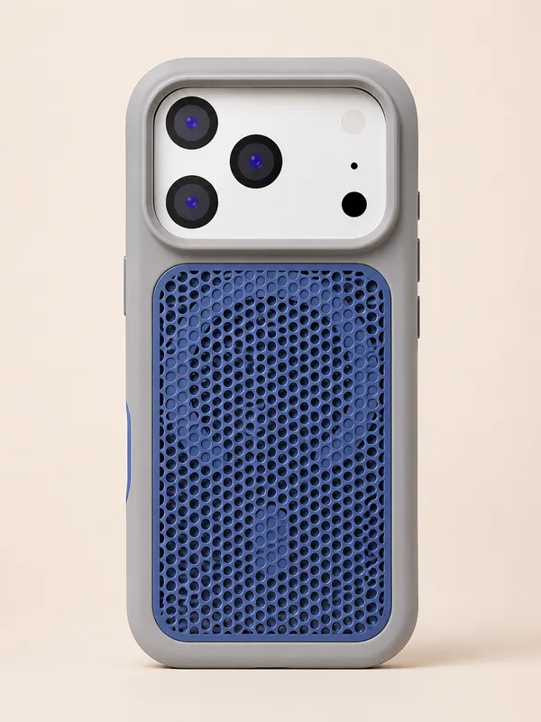 Blue_And_Grey_Textured_Tpu_Iphone_Back_Cover