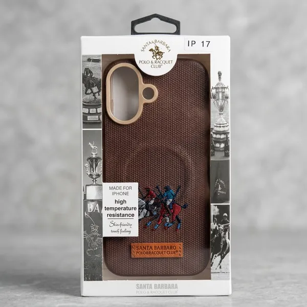 Santa_Barbara_Polo_Club_Brown_Textured_Woven_Iphone_Case