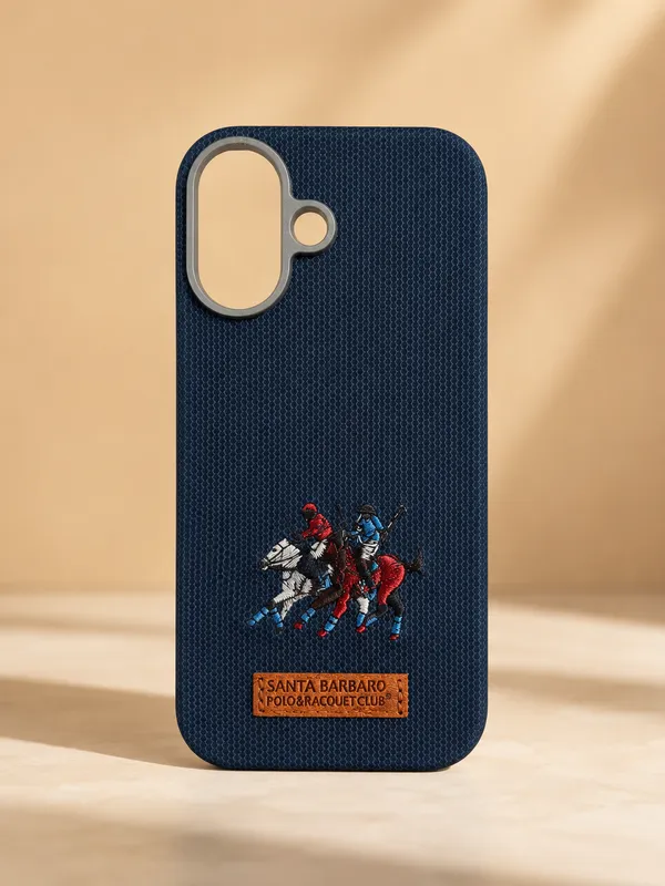 Santa_Barbara_Polo_Racquet_Club_Blue_Textured_Fabric_Iphone_Case