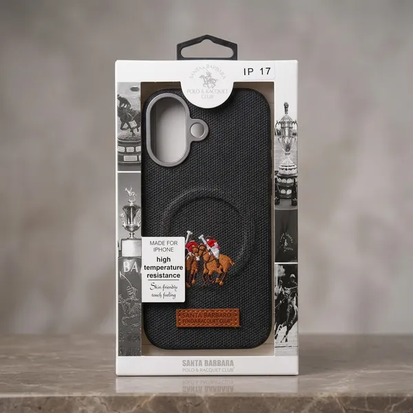 Santa_Barbara_Polo_Club_Black_Fabric_Embroidered_Iphone_Case