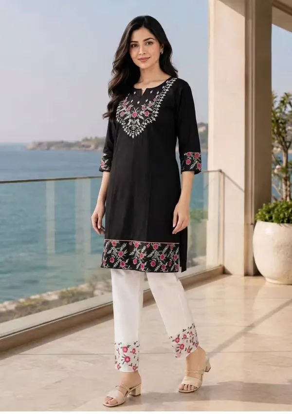 Black_Floral_Embroidered_Pure_Cotton_Co-Ord_Set