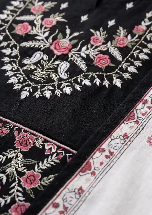 Black_Floral_Embroidered_Pure_Cotton_Co-Ord_Set