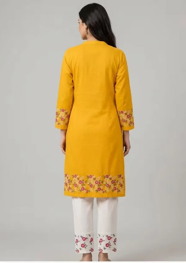Mustard_Yellow_Embroidered_Pure_Cotton_Co-Ord_Set