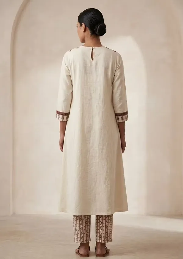 Off_White_Pure_Cotton_Embroidered_Co-Ord_Set_With_Printed_Pants