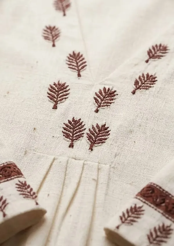 Off_White_Pure_Cotton_Embroidered_Co-Ord_Set_With_Printed_Pants