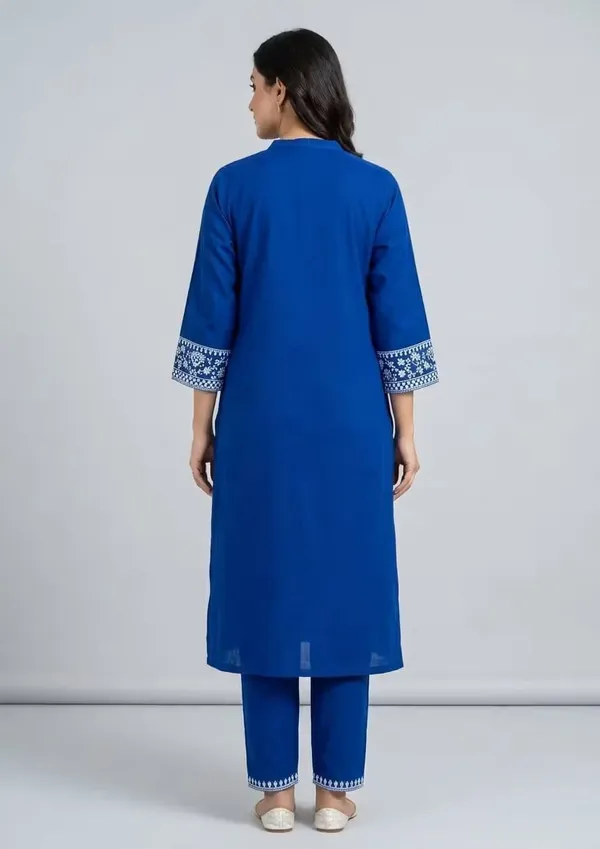 Royal_Blue_Embroidered_Pure_Cotton_Co-Ord_Set_For_Women