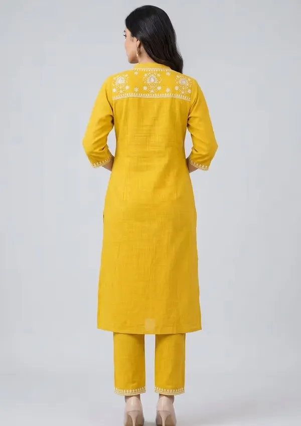 Mustard_Yellow_Pure_Cotton_Embroidered_Co-Ord_Set