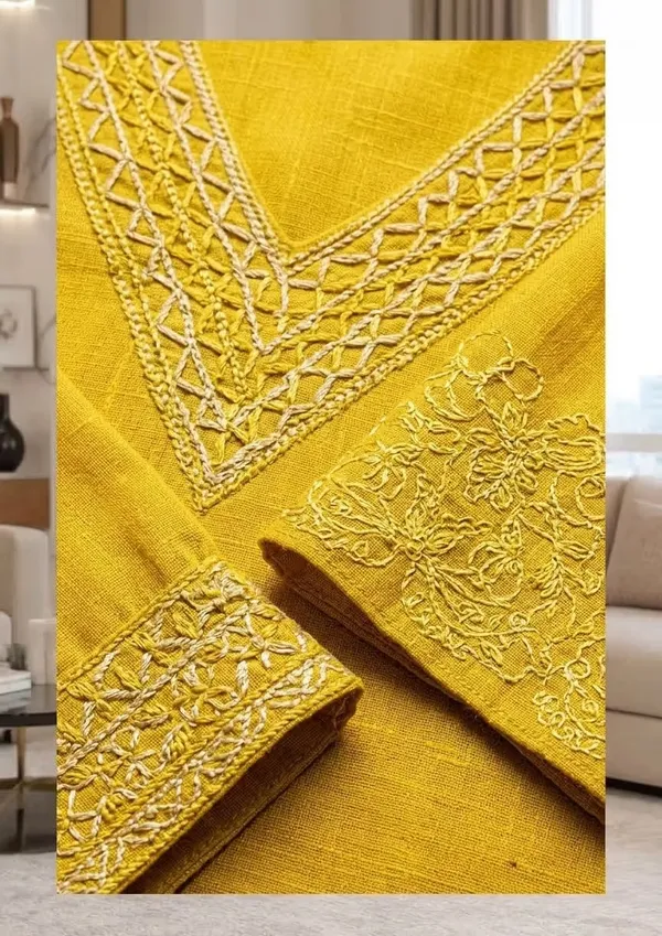 Bright_Yellow_Pure_Cotton_Embroidered_Co-Ord_Set_For_Women