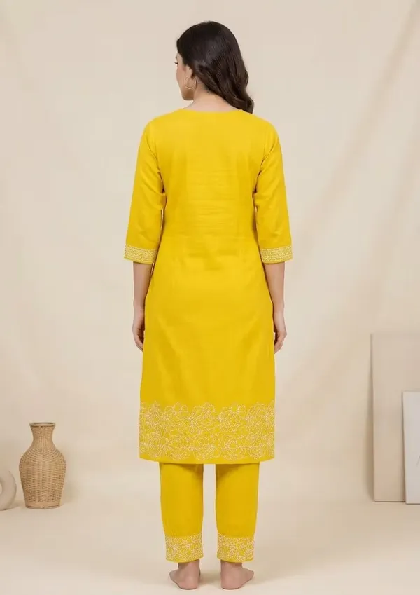 Bright_Yellow_Pure_Cotton_Embroidered_Co-Ord_Set_For_Women