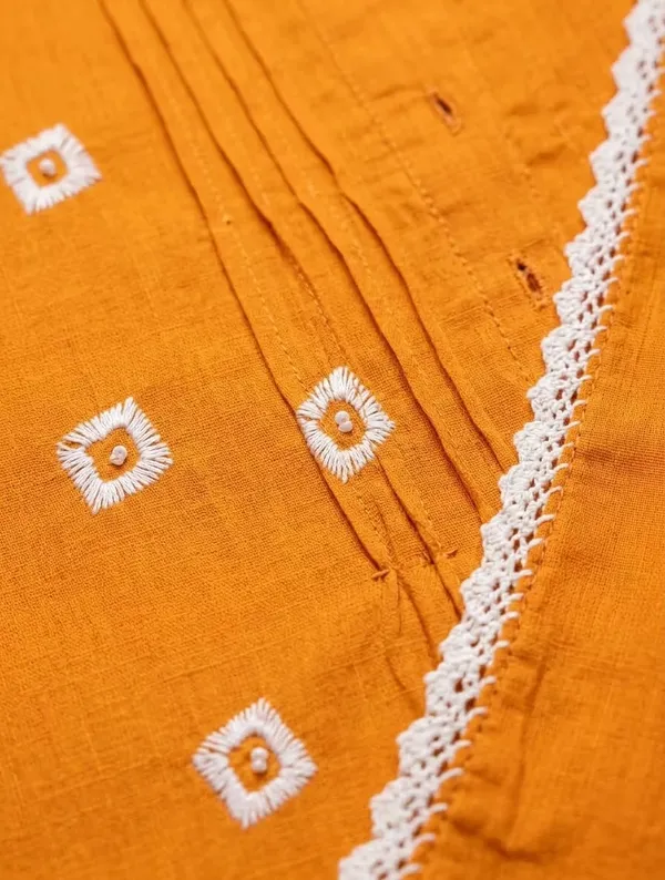 Mustard_Yellow_Bandhani_Print_Pure_Cotton_Kurta_Set_With_Dupatta