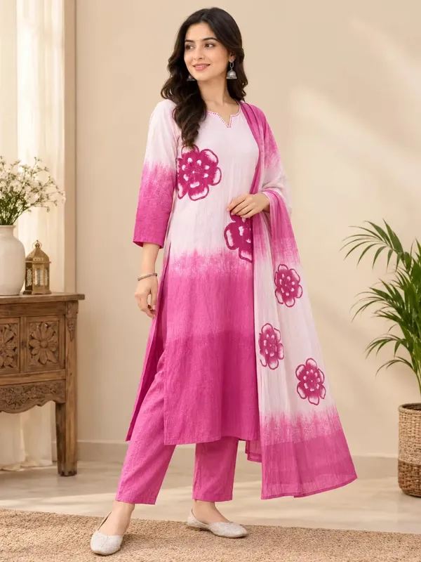 Blush_Pink_Floral_Printed_Pure_Cotton_Straight_Kurta_Set