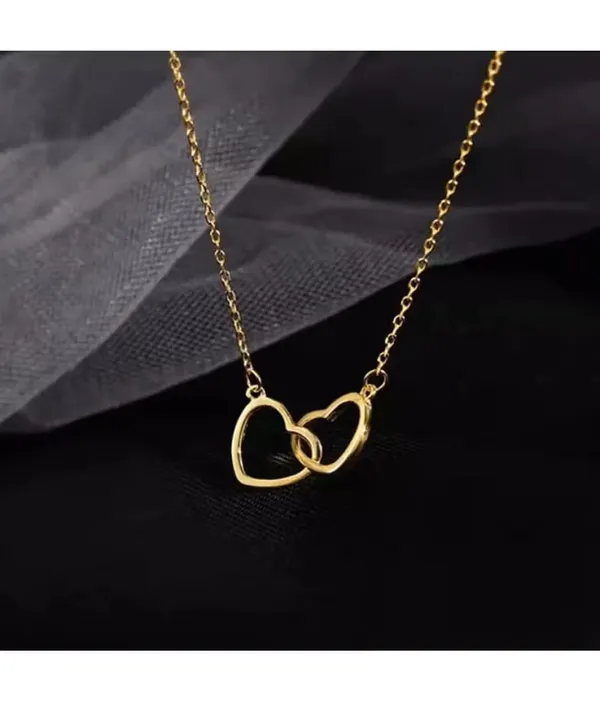 Women’s_Gold-Tone_Heart_Pendant_Necklace_–_Elegant_Minimalist_Chain