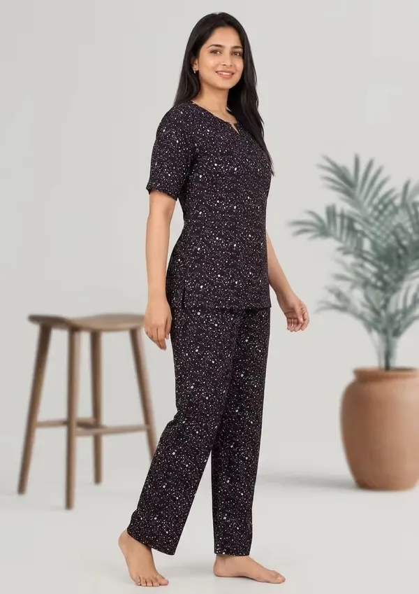 Black_Printe_Polyester_Sleepwear_Lounge_Co-Or_Set