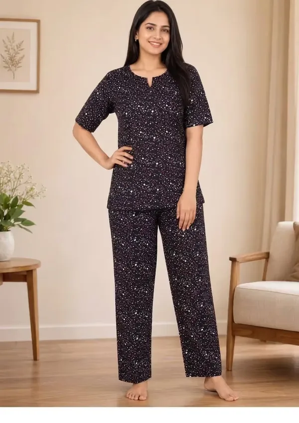 Black_Printe_Polyester_Sleepwear_Lounge_Co-Or_Set