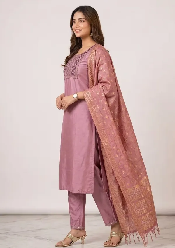 Dusty_Pink_Embroidered_Straight_Kurta_Set_With_Zari_Dupatta