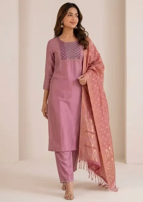 Dusty_Pink_Embroidered_Straight_Kurta_Set_With_Zari_Dupatta