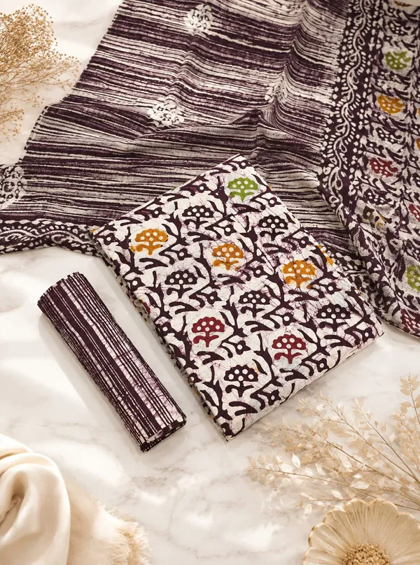 Aahoo_Cocoa_Heritage_Pure_Cotton_Multi_Batik_Print_Dress_Material