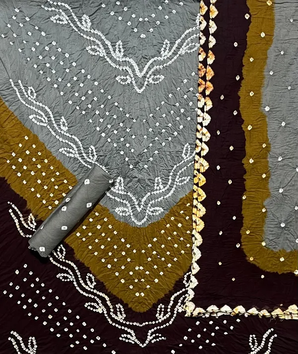 Aahoo_Smoky_Silver_3D_Multi_Leheriya_Bandhej_Satin_Cotton_Suit