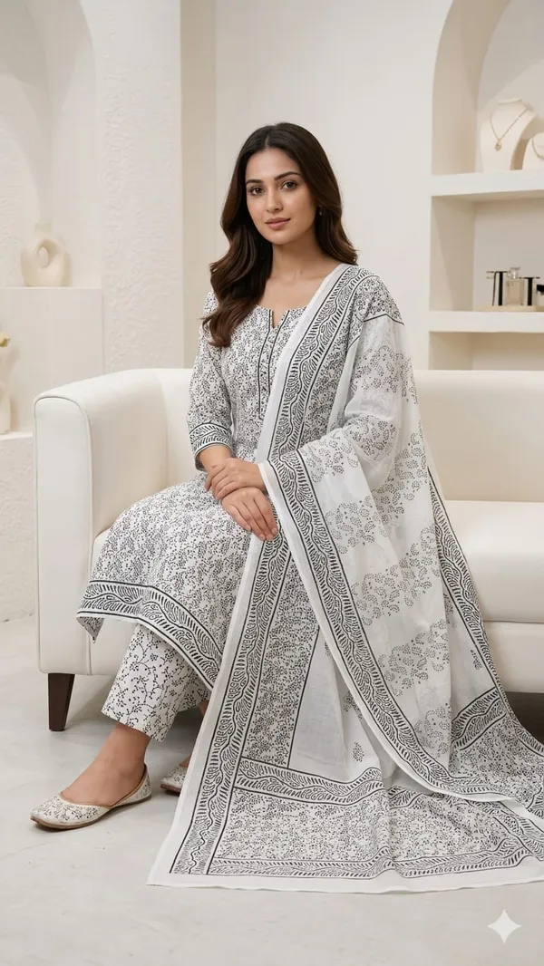 Classic_Black_And_White_72-72_Pure_Cotton_Hand_Batik_Block_Suit